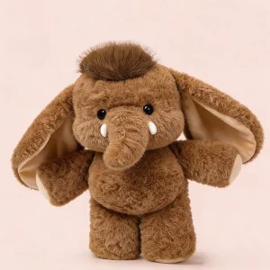 Elefant och tvättbjörn gosedjur som mjuk och fluffig plyschkudde för kramar 10 Elefant och tvättbjörn gosedjur som mjuk och fluffig plyschkudde för kramar