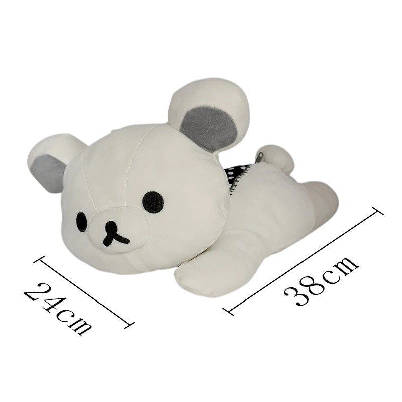 Rilakkuma björn gosedjur i vitt och kawaii-stil för rumsdekoration och födelsedagspresent 7 Rilakkuma björn gosedjur i vitt och kawaii-stil för rumsdekoration och födelsedagspresent - Bild 7