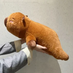 Kawaii kapybara gosedjur som mjuk, fluffig sovkudde för soffan, skolan och tupplur 13 Kawaii kapybara gosedjur som mjuk, fluffig sovkudde för soffan, skolan och tupplur