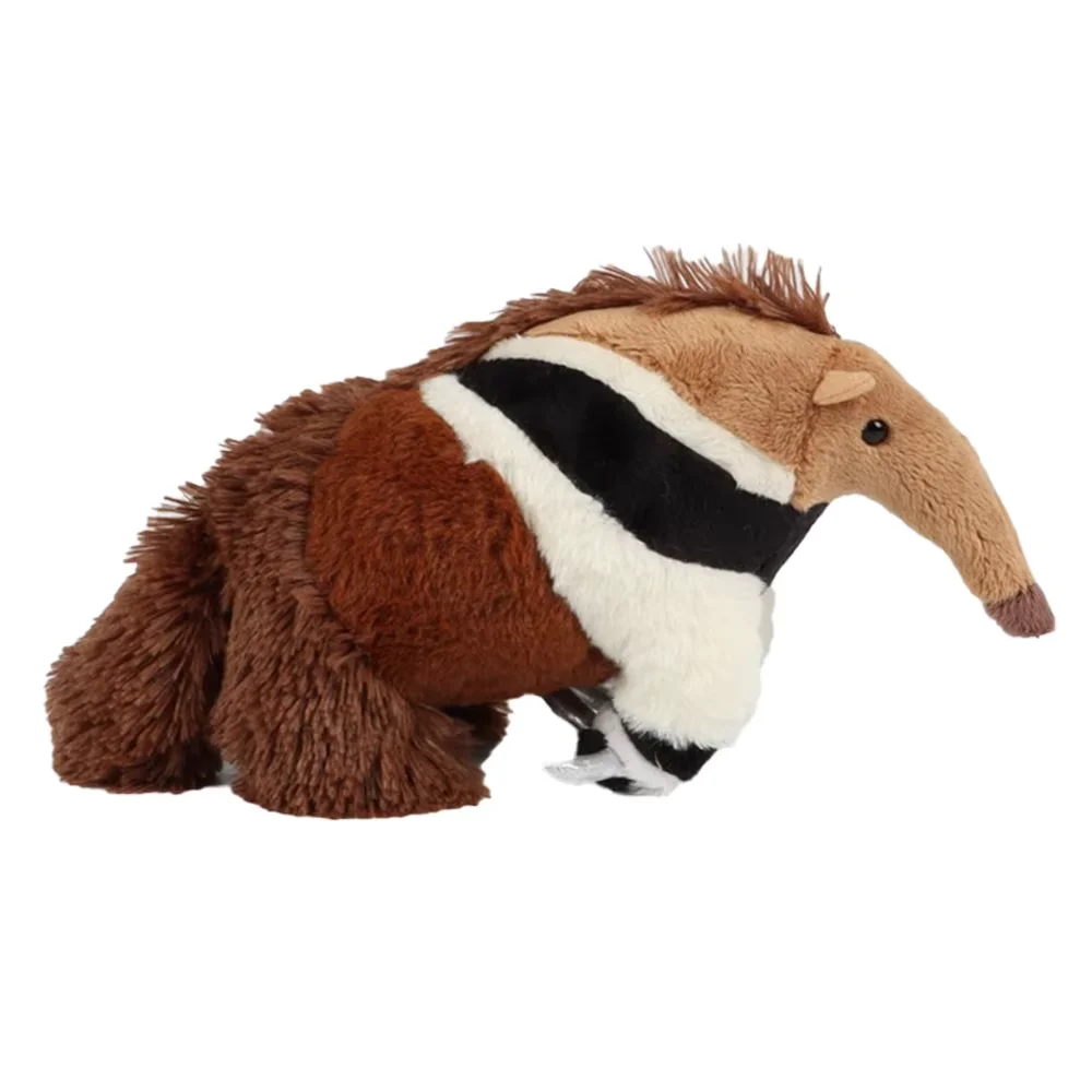 Anteater gosedjur med naturtrogen skogslook, gulligt uttryck och storlek, 22 cm 4 Anteater gosedjur med naturtrogen skogslook, gulligt uttryck och storlek, 22 cm - Bild 4