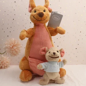 Känguru Kanga gosedjur från Winnie the Pooh med Kanga, Roo och ficka, 30 cm 8 Känguru Kanga gosedjur från Winnie the Pooh med Kanga, Roo och ficka, 30 cm