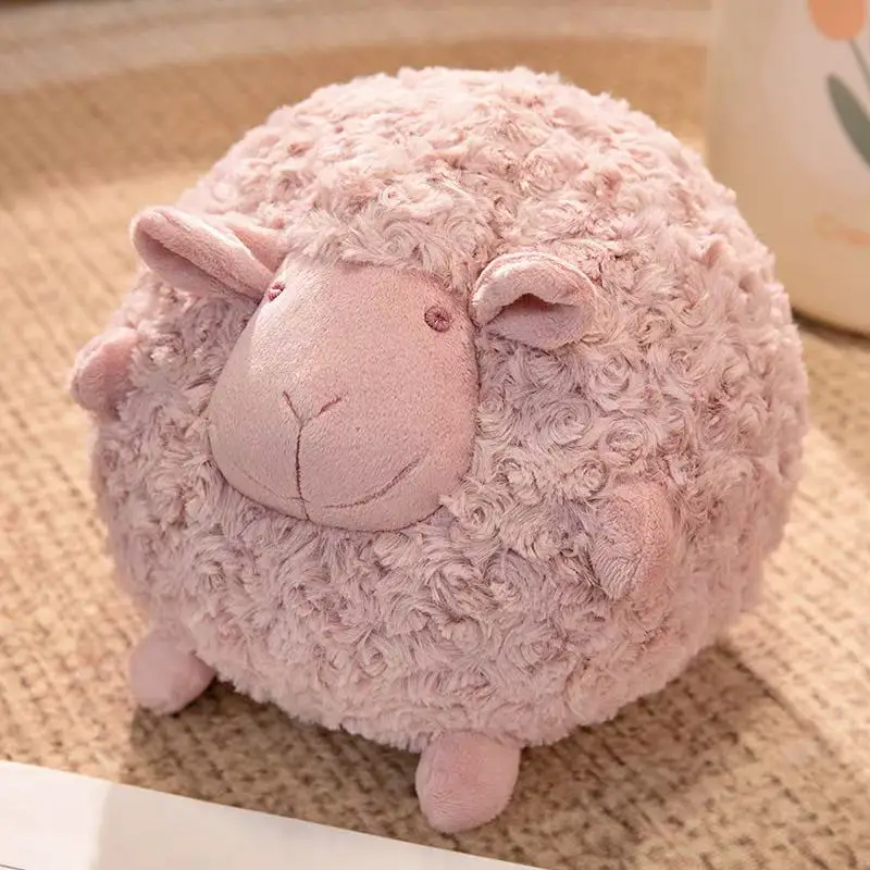 Anime-inspirerat får gosedjur i mjuk bollform, sött, 28 cm, jul- och Thanksgivinggåva 2 Anime-inspirerat får gosedjur i mjuk bollform, sött, 28 cm, jul- och Thanksgivinggåva - Bild 2