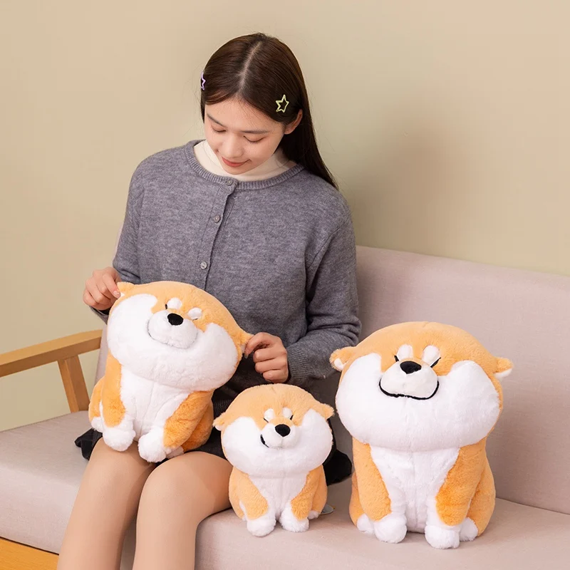 Liggande japansk Shiba Inu, ett hund gosedjur som kramkudde i tecknad stil, present 5 Liggande japansk Shiba Inu, ett hund gosedjur som kramkudde i tecknad stil, present - Bild 5