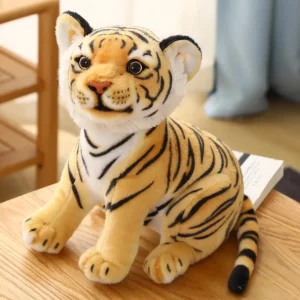 Tiger gosedjur som tigerkudde, Baby tiger design och mjuk, 23–33 cm 9 Tiger gosedjur som tigerkudde, Baby tiger design och mjuk, 23–33 cm
