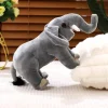 Elefant gosedjur, mjuk och Gray, stor modell känsla uppåtböjd, 30–40 cm 13 Elefant gosedjur, mjuk och Gray, stor modell känsla uppåtböjd, 30–40 cm