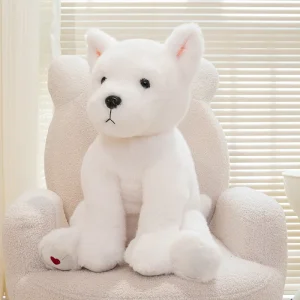 Hund gosedjur i livlik och lurvig design, West Highland, Golden Retriever, Husky, Labrador eller Border Collie, 40–55 cm, present till barn 18 Hund gosedjur i livlik och lurvig design, West Highland, Golden Retriever, Husky, Labrador eller Border Collie, 40–55 cm, present till barn