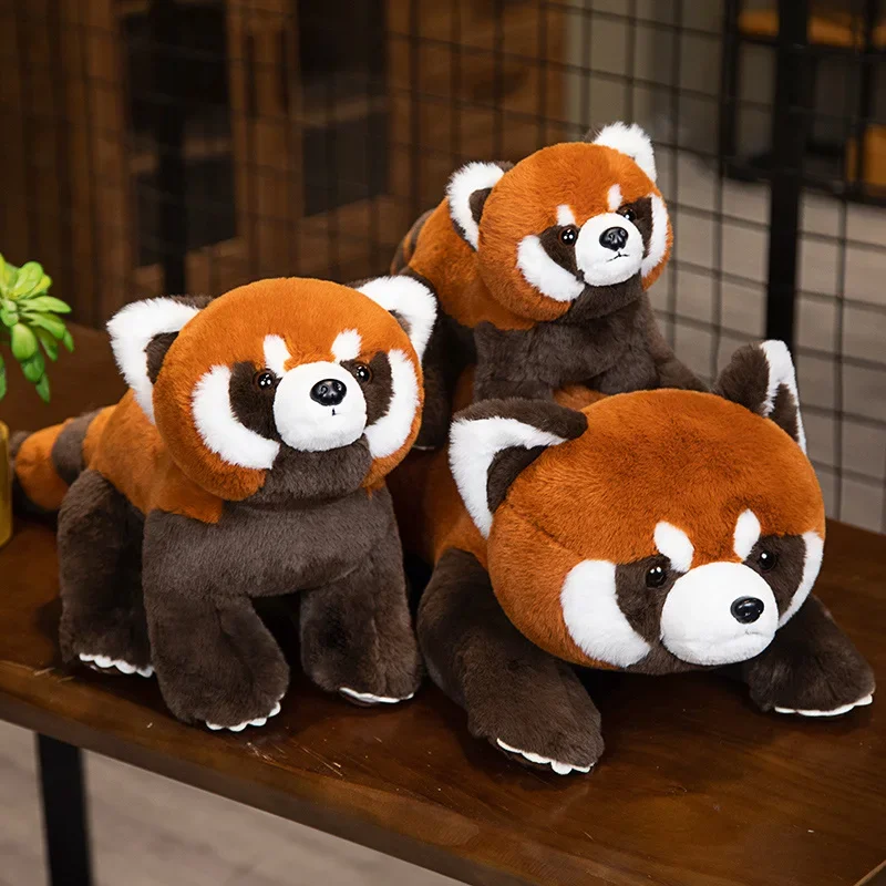 Naturtroget panda gosedjur i form av röd panda och tvättbjörn, söt present för barn 3 Naturtroget panda gosedjur i form av röd panda och tvättbjörn, söt present för barn - Bild 3