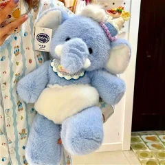 Benny, elefant gosedjur som mjuk och fluffig elefantkudde i babystil, 35–45 cm