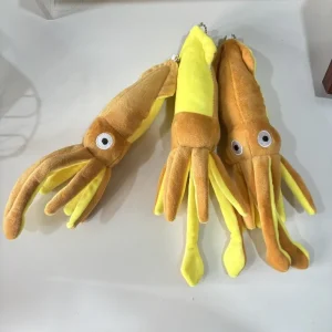 Bläckfisk som nyckelring, söt och Ocean series, squiddekoration tecknad style 10 Bläckfisk som nyckelring, söt och Ocean series, squiddekoration tecknad style