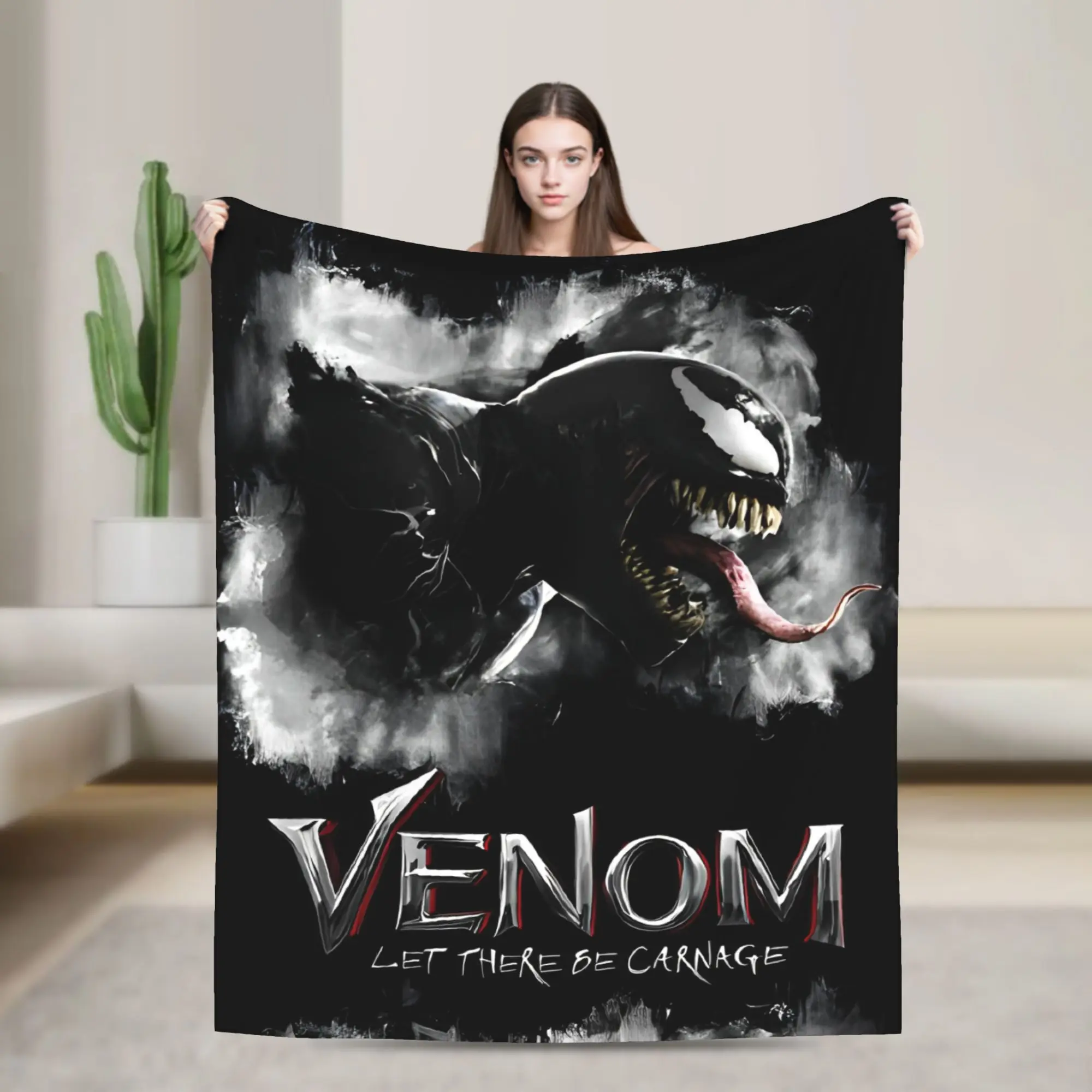 Varm och mjuk Venom-pläd i streetinspirerad stil, även som sängöverkast, 102–204 cm 11 Varm och mjuk Venom-pläd i streetinspirerad stil, även som sängöverkast, 102–204 cm - Bild 11
