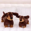 Brun hund som gosedjur, lång kroppskudde med tecknat Dachshund-motiv, 60–80 cm 25 Brun hund som gosedjur, lång kroppskudde med tecknat Dachshund-motiv, 60–80 cm