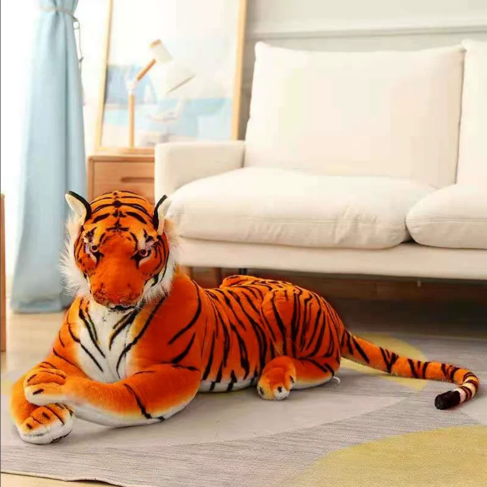 23 cm mjukt tiger gosedjur med babyutseende, skogstema och kuddeform för barn 7 23 cm mjukt tiger gosedjur med babyutseende, skogstema och kuddeform för barn - Bild 7