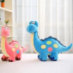 Dinosaurie gosedjur i tecknad stil, mjuk leksaksdocka i storlekarna, 35–50 cm