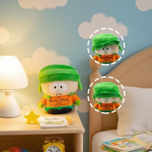 Stan gosedjur från South North Parks, kuddfigur i tecknad stil med Kyle, Kenny och Cartman