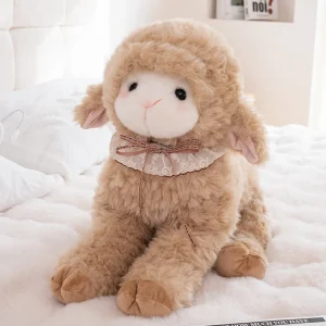Får gosedjur med gullig tecknad kawaii-stil, fluffig sovkudde att krama, 24–50 cm 16 Får gosedjur med gullig tecknad kawaii-stil, fluffig sovkudde att krama, 24–50 cm