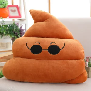 Djurfigurer gosedjur som plyschkudde, Poop-themed och kawaii, 25–45 cm