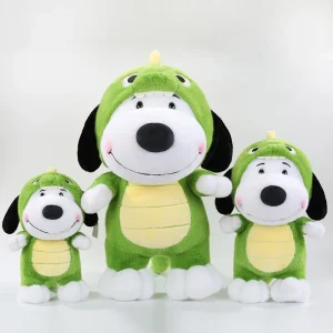 Mjukt gosedjur från Peanuts i flera figurvarianter med olika kostymer, 35–70 cm