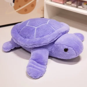 Tortoise gosedjur i kawaii-stil med mjuk kudde och sköldpaddsform, 25–35 cm
