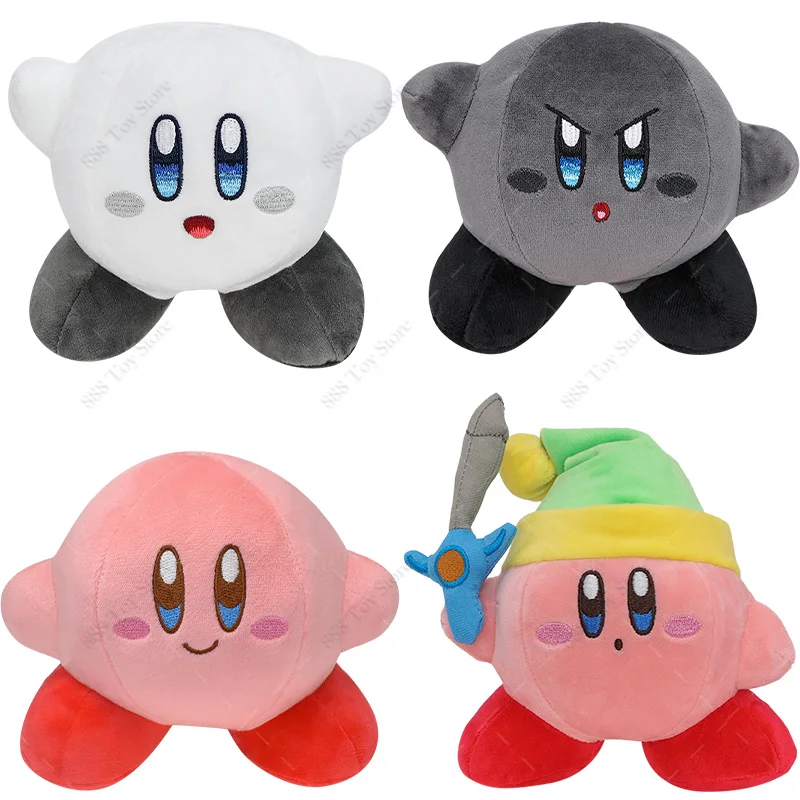 Kirby gosedjur med Bread Kirby, Cook Kirby, Magolor och Star Kirby i anime-stil 54 Flera Kirby-mjukisdjur visas tillsammans för att illustrera olika motiv och variantval.