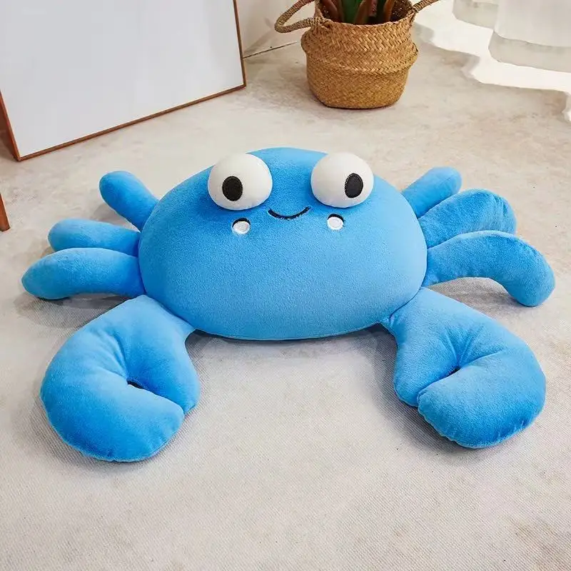 Handgjort crab gosedjur som kudde, gulligt och tecknat i anime-stil, 28–50 cm 3 Handgjort crab gosedjur som kudde, gulligt och tecknat i anime-stil, 28–50 cm - Bild 3