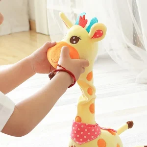 Dansande och talande giraffe gosedjur som upprepar vad du säger, svänger, lyser och spelar 10 sånger 11 Dansande och talande giraffe gosedjur som upprepar vad du säger, svänger, lyser och spelar 10 sånger