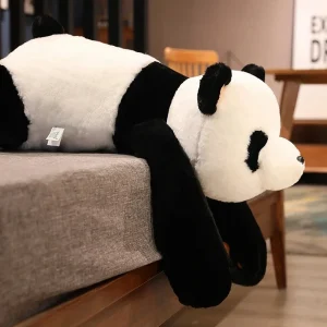 Alternative view of Mjukt panda som björn gosedjur, 50 cm stor sovkudde i tecknad stil som barnpresent