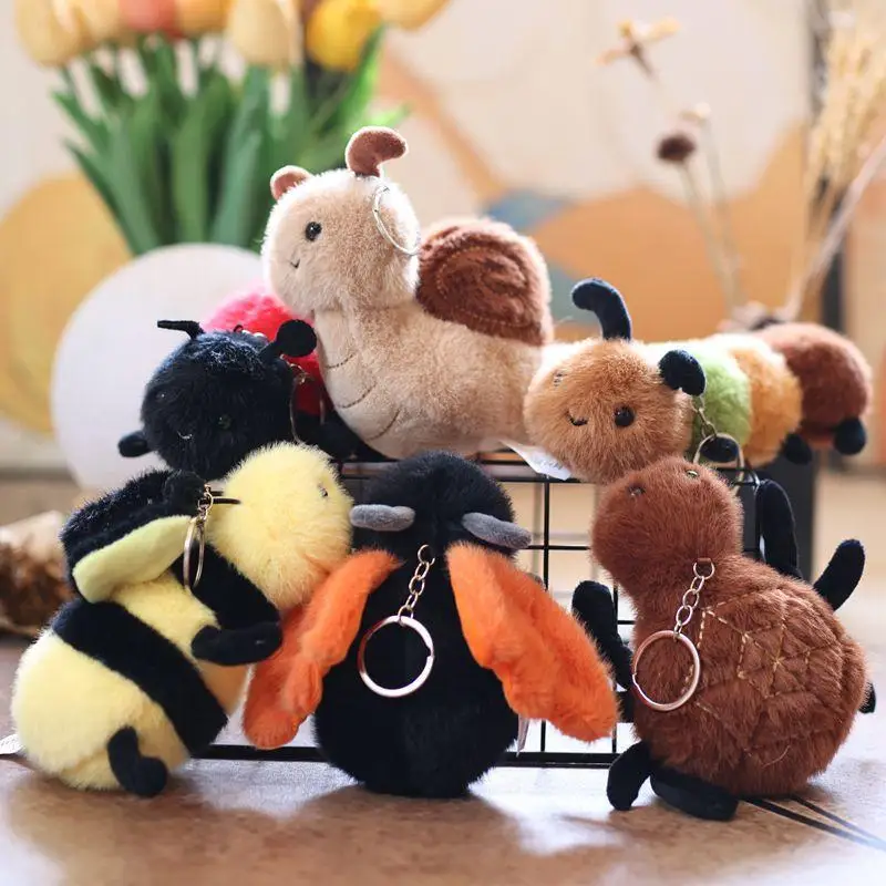 Snigel som mjukisdocka och kreativ nyckelring med väsksmycke, söt födelsedagspresent 3 Snigel som mjukisdocka och kreativ nyckelring med väsksmycke, söt födelsedagspresent - Bild 3