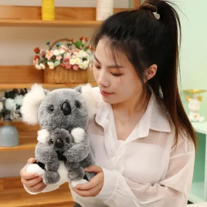 Koala gosedjur som björnkudde, Furry och mjuk, björn lurvig lovely