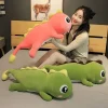 60 cm långt dinosaurie gosedjur, mjuk kramkudde i söt anime- och kawaii-stil