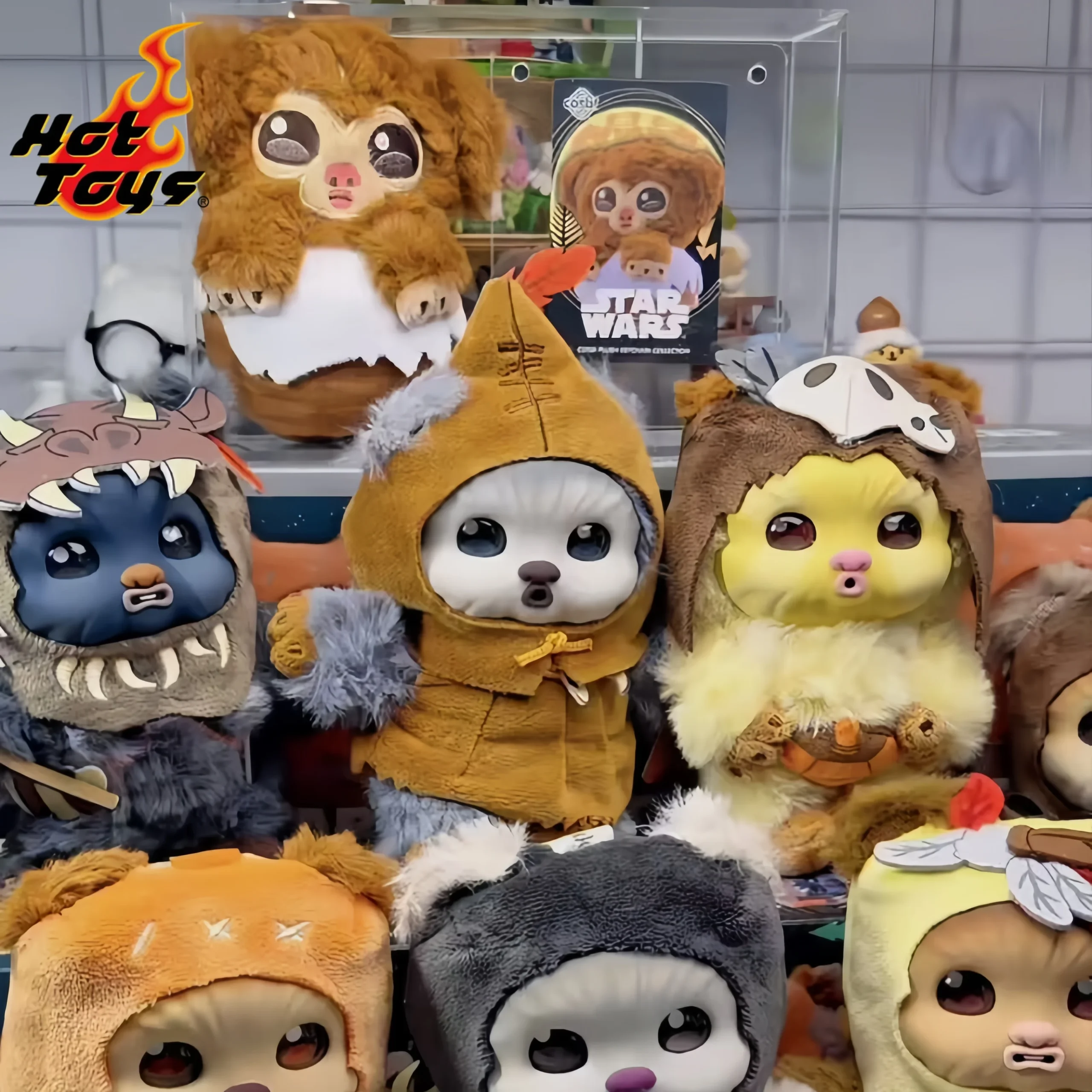 Star Wars Ewoks Cosbi-mjukisdocka, nyckelring och ryggsäckshänge i blindbox, serie 2 2 Star Wars Ewoks Cosbi-mjukisdocka, nyckelring och ryggsäckshänge i blindbox, serie 2 - Bild 2