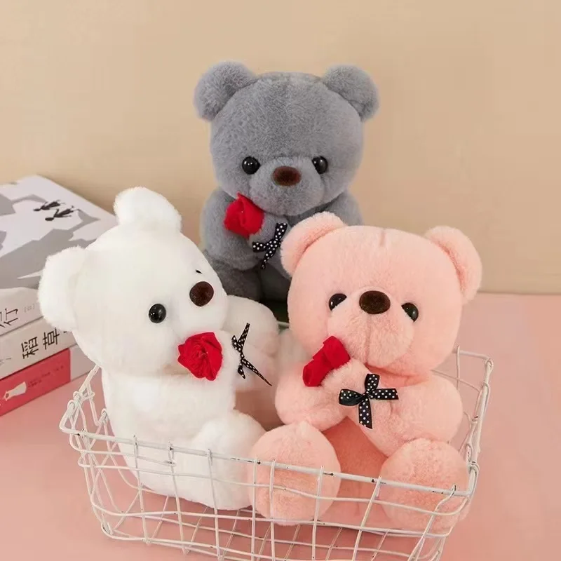 Kanin gosedjur som kramkudde med får, björn och alpacka i kawaii-stil med persikoblomma 4 Kanin gosedjur som kramkudde med får, björn och alpacka i kawaii-stil med persikoblomma - Bild 4