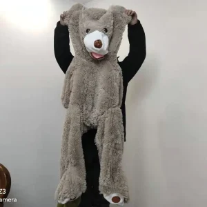 Björn gosedjur som björnkudde, Skin coat / shell och Giant / big, 100–260 cm