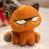 25 cm orange katt gosedjur med söt, cool och kreativ design för barn och hemmet