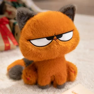 25 cm orange katt gosedjur med söt, cool och kreativ design för barn och hemmet