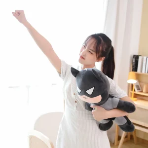 Batman gosedjur som plyschkudde i tecknad anime-stil från The Dark Knight, 30–45 cm