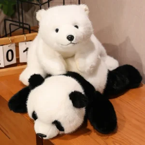 Kawaii björn gosedjur, mjuk liggande kudde med brunbjörns-, isbjörns- och pandamotiv 11 Kawaii björn gosedjur, mjuk liggande kudde med brunbjörns-, isbjörns- och pandamotiv