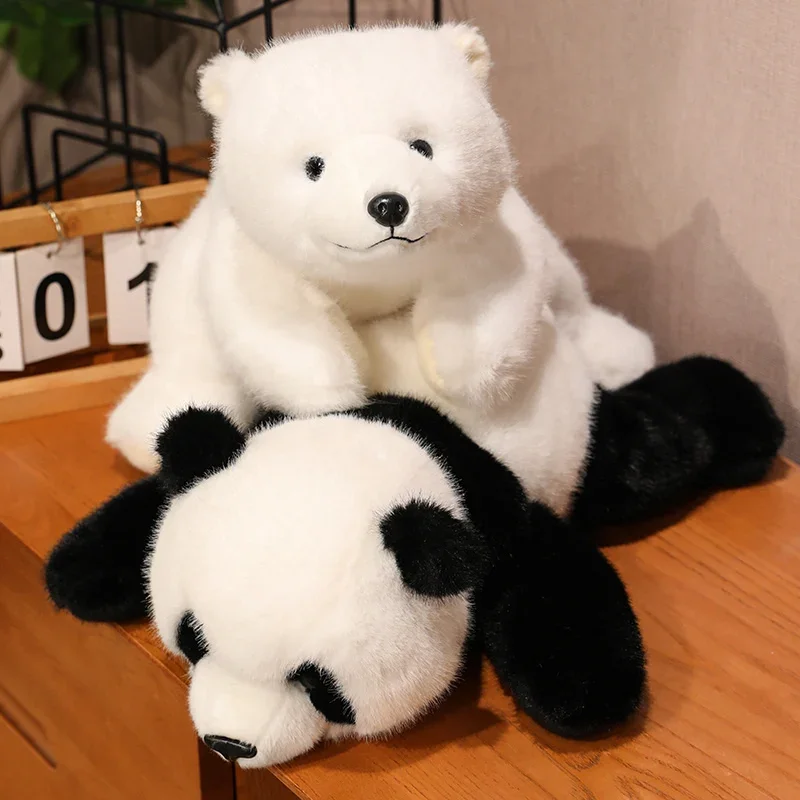 Kawaii björn gosedjur, mjuk liggande kudde med brunbjörns-, isbjörns- och pandamotiv 4 Kawaii björn gosedjur, mjuk liggande kudde med brunbjörns-, isbjörns- och pandamotiv - Bild 4