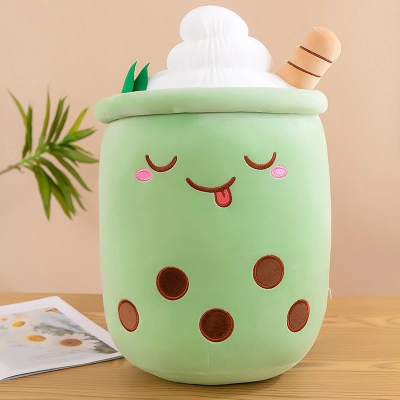 Boba gosedjur som mjuk bubbeltekopp och kramkudde, kawaii-present till barn 8 Boba gosedjur som mjuk bubbeltekopp och kramkudde, kawaii-present till barn - Bild 8