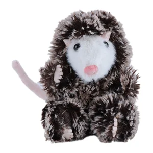 Djurfigurer gosedjur, Kawai style och Lil' Baby, possum opossum råttmotiv fluffig