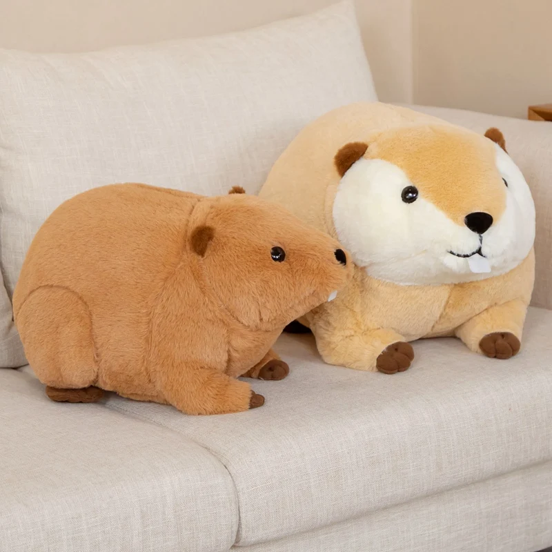 Kawaii-inspirerat nutria gosedjur som verklighetstrogen kramkudde med bävermotiv, 45–60 cm 6 Kawaii-inspirerat nutria gosedjur som verklighetstrogen kramkudde med bävermotiv, 45–60 cm - Bild 6