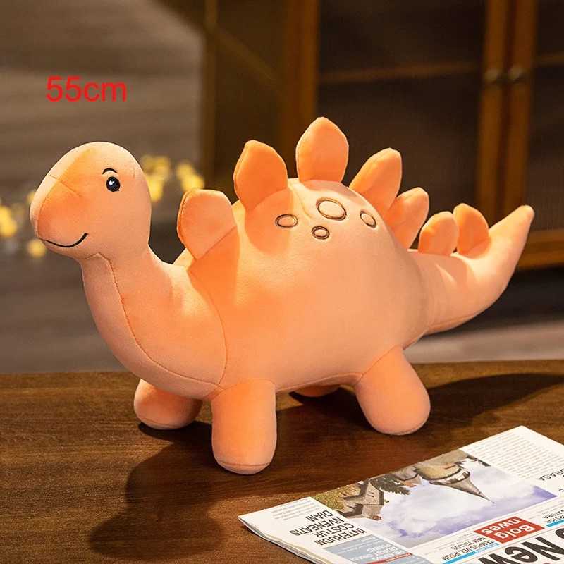 Färgglatt dinosaurie gosedjur med triceratopsmotiv i tecknad kawaii-stil för barn 10 Färgglatt dinosaurie gosedjur med triceratopsmotiv i tecknad kawaii-stil för barn - Bild 10
