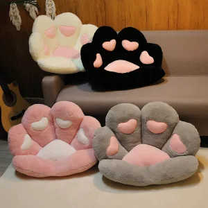 Sittdyna med söt kattass i kawaii-stil, 60 cm, för hemmet, kontoret och vila