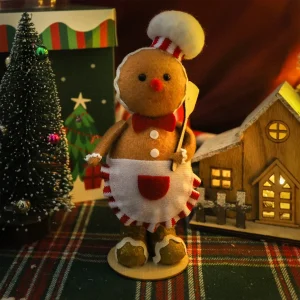 Gingerbread man som nyckelring, Sitter design och Chef design, mandekoration 10 Gingerbread man som nyckelring, Sitter design och Chef design, mandekoration