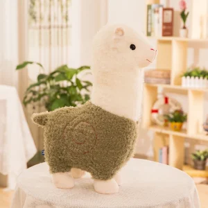 Alpaca gosedjur som stor plyschkudde i gullig, trendig kawaii-stil, 28–80 cm