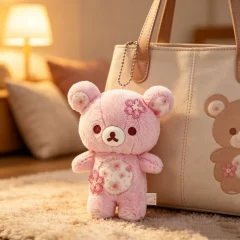 Djurfigurer som nyckelring, rilakkuma björnfigur romantisk design