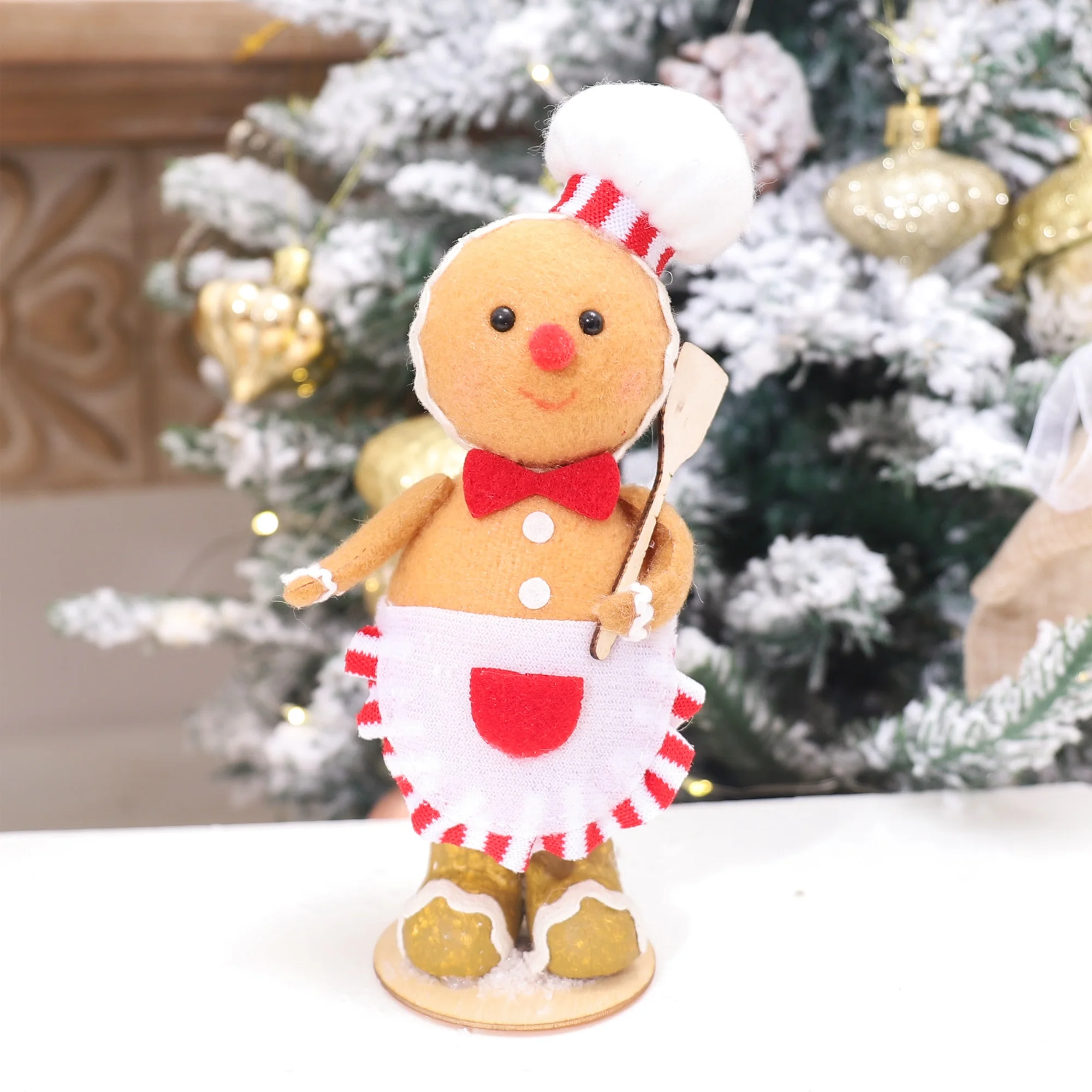 Gingerbread man som nyckelring, Sitter design och Chef design, mandekoration 6 Gingerbread man som nyckelring, Sitter design och Chef design, mandekoration - Bild 6