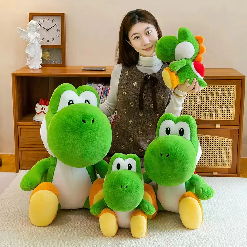 Yoshi från Super Mario Bros, söt drake som mjukt gosedjur, extra stor, 30–40 cm 2 Yoshi från Super Mario Bros, söt drake som mjukt gosedjur, extra stor, 30–40 cm - Bild 2