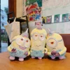 Licensierat Minions enhörning gosedjur i dräkt med regnbågshorn från Despicable Me