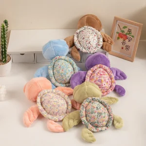 Sköldpadda gosedjur med blommigt skal, stora ögon och realistisk design, 25 cm 14 Sköldpadda gosedjur med blommigt skal, stora ögon och realistisk design, 25 cm