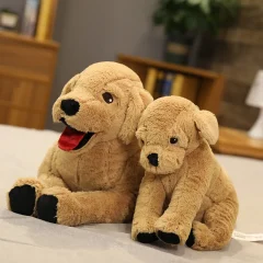 Realistiskt hund gosedjur föreställande en labradorvalp i kreativ design, 35–75 cm